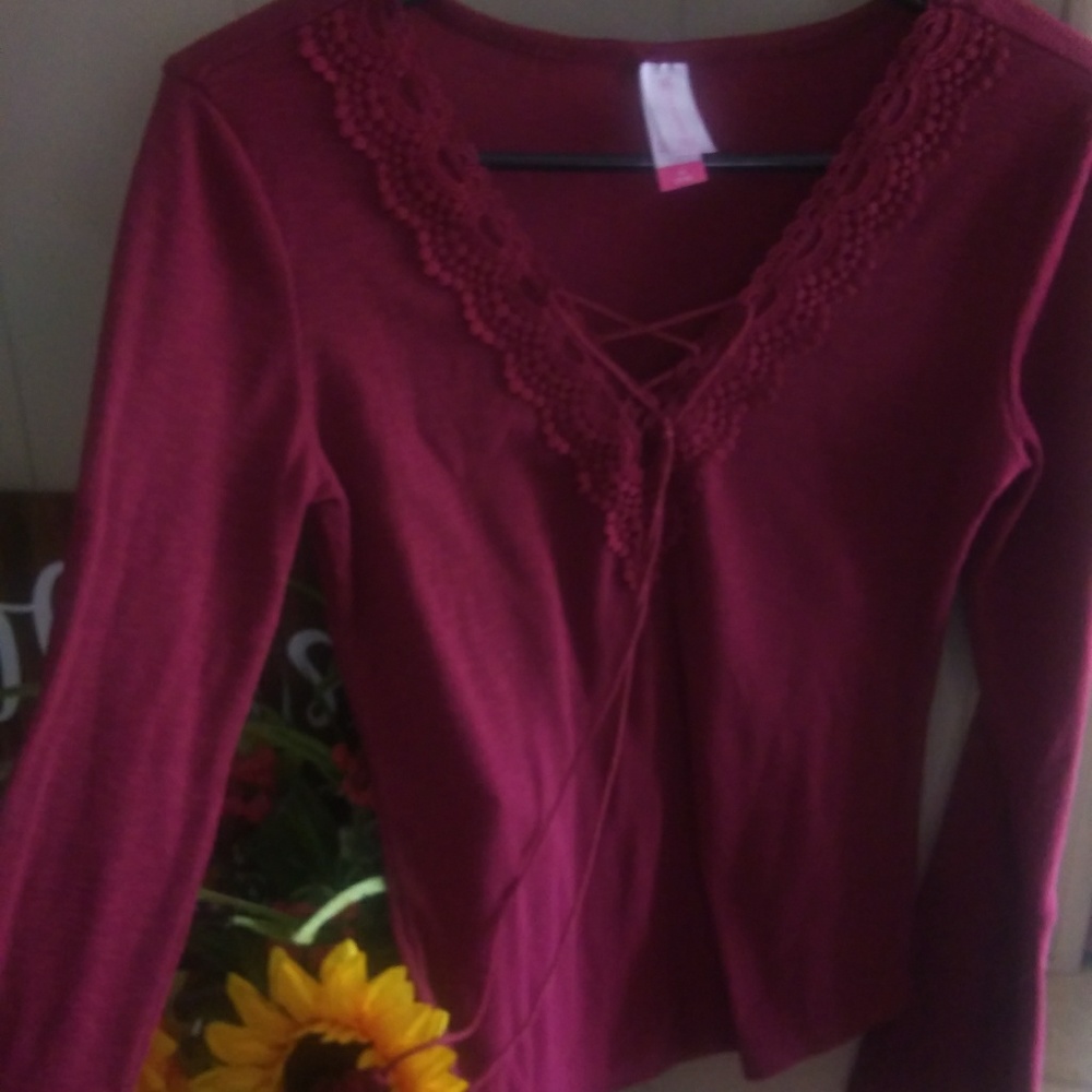 Romantic bell sleeve blouse